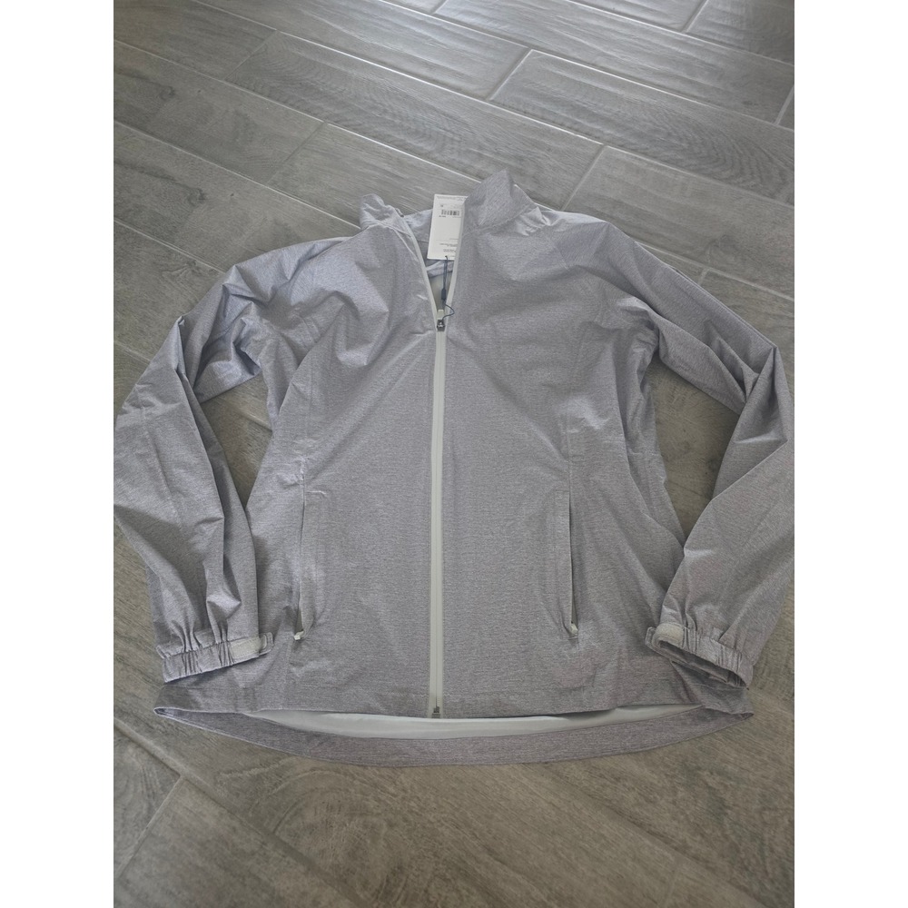 Walter Hagen P11 Rain Jacket Womens Medium Light Heather Grey Waterproof Golf